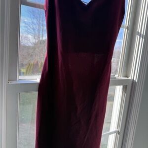 Windsor Backless Burgundy Dress